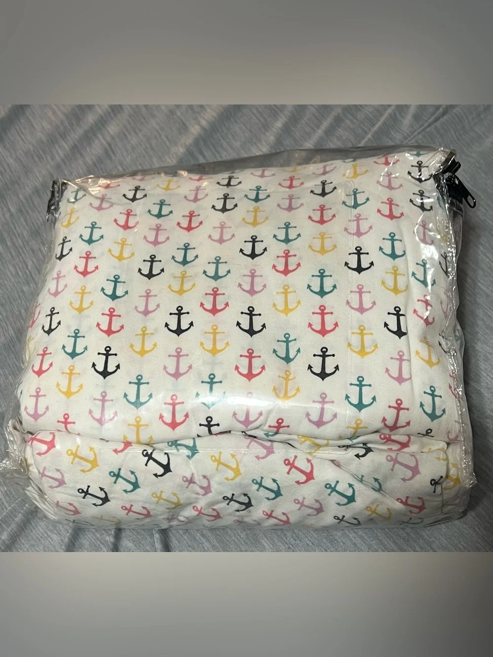4 PC Queen Anchor Print Sheet Set